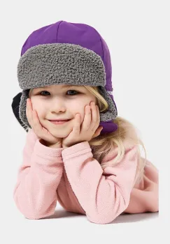 Didriksons caciula copii BIGGLES CAP culoarea violet imagine