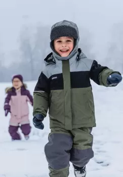 Didriksons caciula copii BIGGLES REFL CAP culoarea argintiu imagine