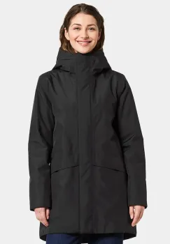 Didriksons geaca CAJSA culoarea negru, de iarna, 505938 imagine