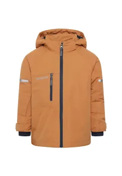 Didriksons geaca copii FALKEN KIDS JKT culoarea maro, 505849 imagine