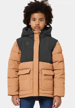 Didriksons geaca copii GRANITE KIDS JKT culoarea maro, 505390 imagine