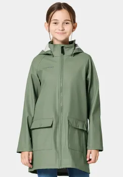 Didriksons geaca de ploaie copii GIGA KIDS JKT culoarea verde, 505690 imagine