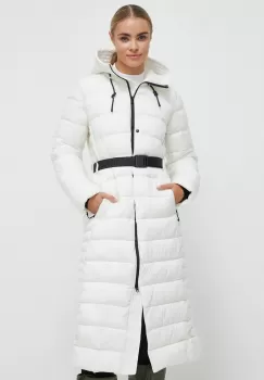 Didriksons geaca femei, culoarea alb, de iarna imagine