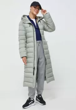 Didriksons geaca femei, culoarea verde, de iarna imagine