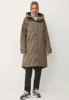 Didriksons geaca LUNA femei, culoarea verde, de tranzitie, 505575 imagine