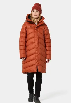 Didriksons geaca MARION culoarea portocaliu, de iarna, oversize, 505921 imagine