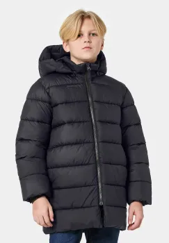 Didriksons geaca SCORIA KIDS PARKA culoarea negru, 505856 imagine