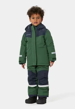 Didriksons jacheta si pantaloni pentru copii SKARE KIDS SET culoarea verde, 504342 imagine