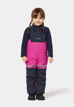 Didriksons pantaloni de schi pentru copii BJARVEN K BIB PANT culoarea roz, 505430 imagine