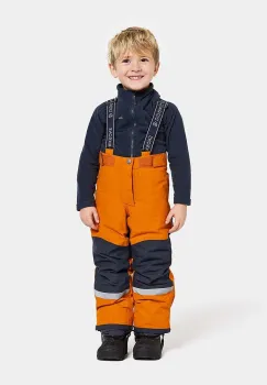 Didriksons pantaloni de schi pentru copii IDRE KIDS PANTS culoarea portocaliu imagine