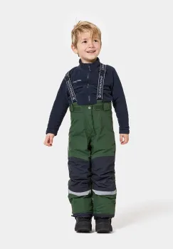 Didriksons pantaloni de schi pentru copii IDRE KIDS PANTS culoarea verde imagine