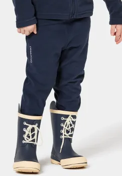 Didriksons pantaloni MONTE KIDS PANTS 9 culoarea bleumarin, uni, 505027 imagine