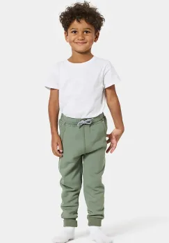 Didriksons pantaloni SILJAN KIDS PNT culoarea verde, uni, 505901 imagine