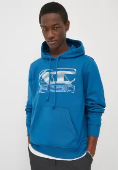 Diesel bluza barbati, cu gluga, cu imprimeu imagine