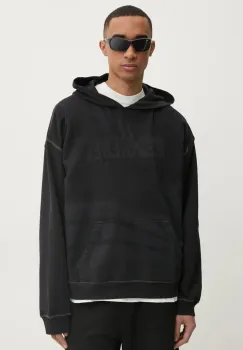 Diesel bluza S-BOXT-HOOD-R9 SWEAT-SHIRT barbati, culoarea negru, cu gluga, cu imprimeu, A16429.0LJBT imagine