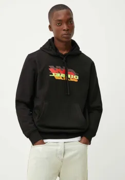 Diesel bluza S-GINN-HOOD-K41 barbati, culoarea negru, cu gluga, cu imprimeu, A14830.0HAYT imagine