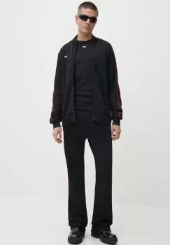 Diesel bluza S-LOCK-D barbati, culoarea negru, neted, A14928.0DLAA imagine