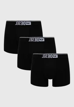 Diesel boxeri 3-pack barbati, culoarea negru imagine