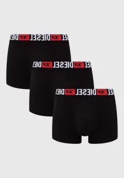 Diesel boxeri 3-pack barbati, culoarea negru imagine
