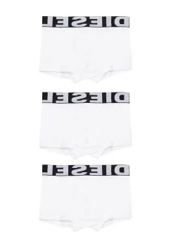 Diesel boxeri copii UMBX-UPARRYTHREEPACK-DSL UND SHORT 3-pack culoarea alb, J01911 imagine