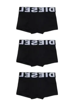 Diesel boxeri copii UMBX-UPARRYTHREEPACK-DSL UND SHORT 3-pack culoarea negru, J01911 imagine