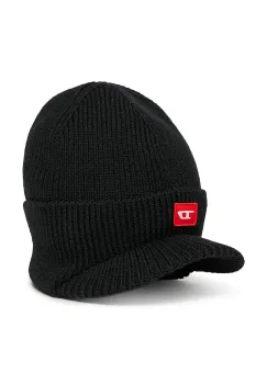 Diesel caciula de lana pentru copii FESTIR HAT culoarea negru, J02391 imagine