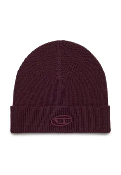 Diesel caciula de lana pentru copii FKCODERFULLYC HAT culoarea bordo, J02392 imagine