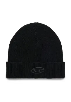 Diesel caciula de lana pentru copii FKCODERFULLYC HAT culoarea negru, J02392 imagine