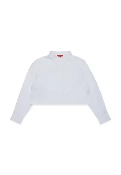 Diesel camasa de bumbac pentru copii CLIO SHIRT culoarea alb, J02373 imagine