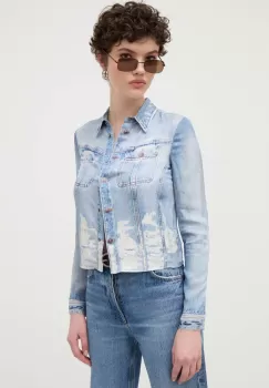 Diesel camasa femei, cu guler clasic, regular imagine