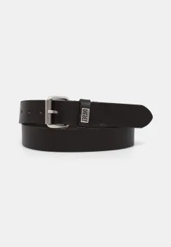 Diesel curea de piele B-BISCOTTO-LOOP barbati, culoarea negru, X09798.PR227 imagine