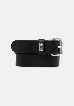 Diesel curea de piele B-BISCOTTO-LOOP culoarea negru, X09798.PR227 imagine