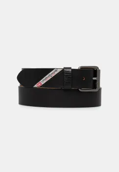 Diesel curea de piele DIESEL LOGO B-FLAG culoarea negru, X10306.PR271 imagine