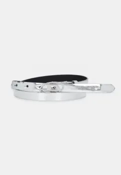 Diesel curea OVAL D LOGO B-1DR 15 culoarea argintiu, X10423.P1660 imagine