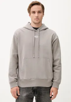 Diesel hanorac de bumbac S-MACS-HOOD-OD culoarea bej, cu gluga, cu imprimeu, A09856.0BMBJ imagine