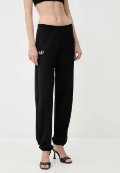 Diesel pantaloni de trening din bumbac P-LACYN-OD culoarea negru, uni, A19447.0BMBJ imagine