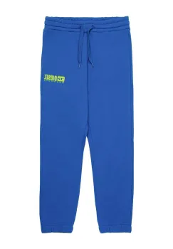 Diesel pantaloni de trening din bumbac pentru copii PBASEL TROUSERS neted, J02316 imagine