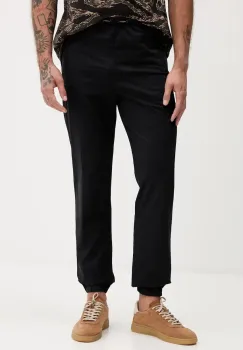Diesel pantaloni de trening P-ANDREW culoarea negru, uni, A18642.0EPBP imagine
