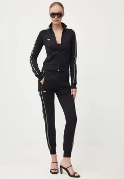 Diesel pantaloni de trening P-JAM-PIPING-D culoarea negru, neted, A15040.0DLAA imagine