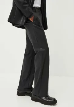 Diesel pantaloni din lana P-STANLEY culoarea negru, drept, A14146.0IPAA imagine