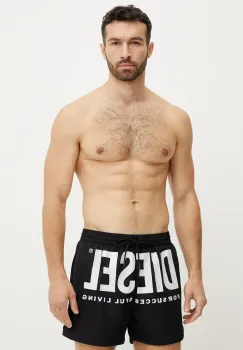 Diesel pantaloni scurti de baie KEN-37-D-CORE BOXER-SHORTS culoarea negru, A16299.0NJAS imagine