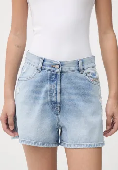 Diesel pantaloni scurti de bumbac pentru femei, din-HELIOS imagine