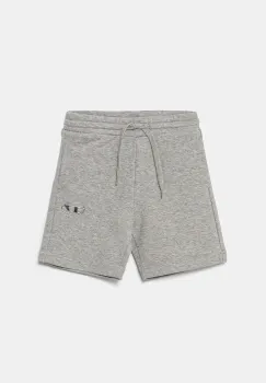 Diesel pantaloni scurti din bumbac pentru copii PMACISHORT SHORTS culoarea gri, talie reglabila, J02239 imagine