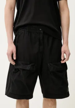 Diesel pantaloni scurti P-BEECK-SHORT SHORTS barbati, culoarea negru, A14762.0NJBP imagine