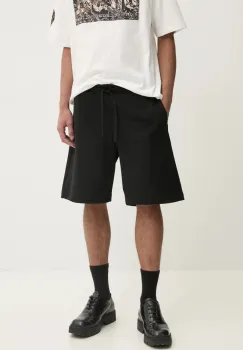 Diesel pantaloni scurti P-CROWN-DOVAL-PJ SHORTS barbati, culoarea negru, A15075.0BKAF imagine