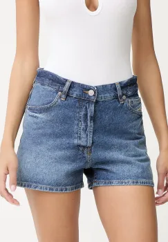 Diesel pantaloni scurti pentru femei, din denim DE-HELIOS imagine
