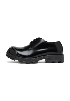 Diesel pantofi de piele D-Hammer So D culoarea negru, Y03229-P4471-H0015 imagine