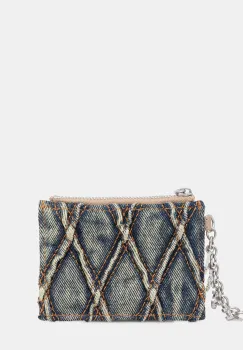 Diesel portofel CHARM-D CARD HOLDER WITH CHAIN X10417.P5570 imagine