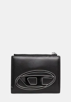 Diesel portofel de piele 1DR 1DR BI-FOLD ZIP II culoarea negru, X09888.PR818 imagine