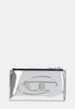 Diesel portofel de piele 1DR 1DR CARD HOLDER III culoarea argintiu, X10270.PS202 imagine